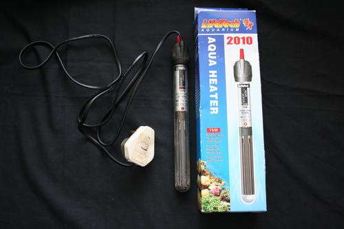 LIFETECH AQUARIUM FISH TANK HEATER--75 WATT--AUTOMATIC