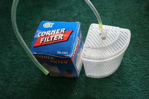 AQUARIUM FISH TANK CORNER FILTER-- 95mm