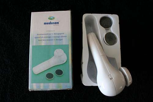 MEDOSAN HARD SKIN REMOVER AND MASSAGER--BATTERY OPERATED