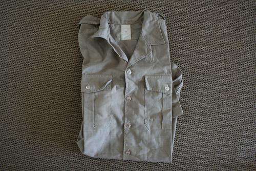 SADF STEP-OUT DRESS UNIFORM SHIRT . SIZE: SMALL