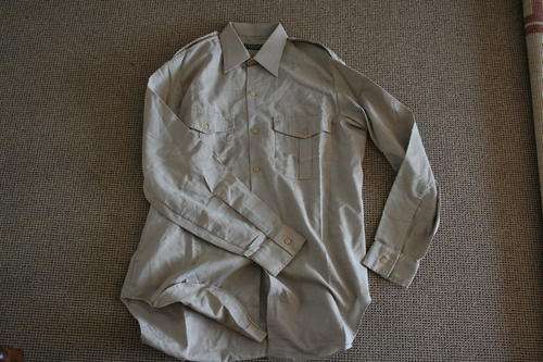 SADF STEP-OUT DRESS UNIFORM SHIRT . SIZE: LARGE