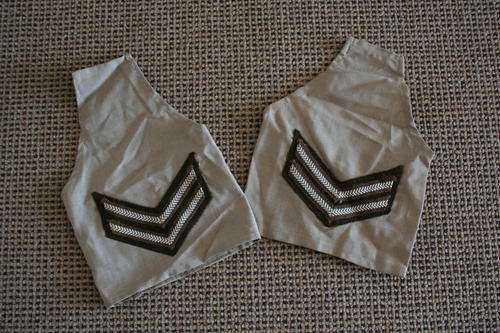 SADF -- ARMY STEP-OUT SET RANK BRASSARD SLEEVES --CORPORAL