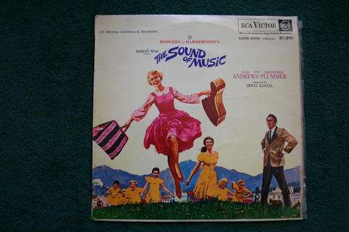 SOUND OF MUSIC--ORIGINAL MOVIE SOUNDTRACK--VINYL LP RECORD