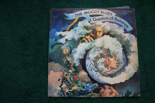 THE MOODY BLUES--A QUESTION OF BALANCE--GATEFOLD--VINYL LP RECORD