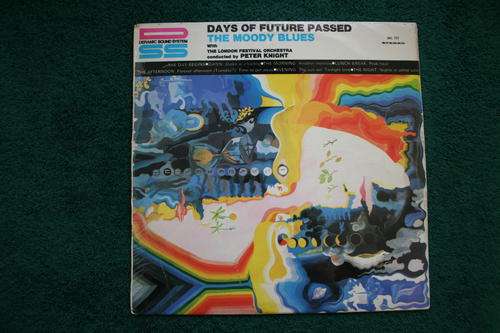 THE MOODY BLUES--DAYS OF FUTURE PASSED--VINYL LP RECORD