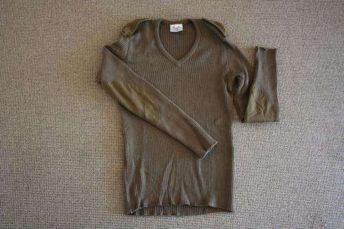 SADF -- NUTRIA BROWN JERSEY PULLOVER--SIZE 112 cm (LARGE)--AS USED IN BUSH WAR