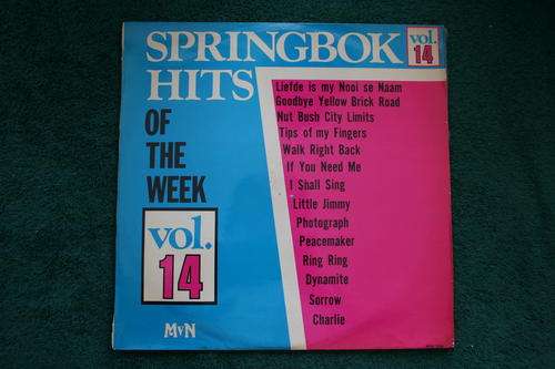 SPRINGBOK HITS OF THE WEEK --VOL 14 -- VINYL LP RECORD