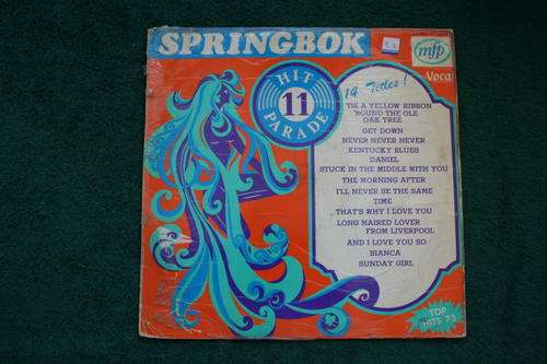 SPRINGBOK HIT PARADE VOL: 11 -- VINYL LP RECORD
