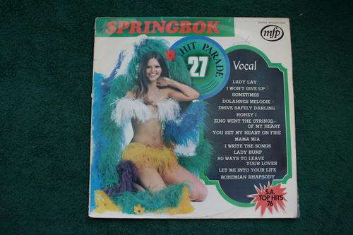 SPRINGBOK HIT PARADE VOL:  27 -- VINYL LP RECORD