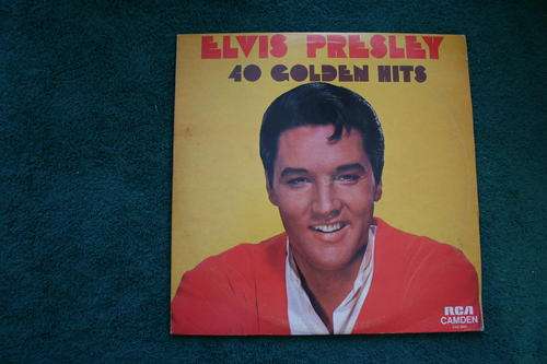 ELVIS PRESLEY-- 40 GOLDEN HITS --DOUBLE VINYL LP RECORD