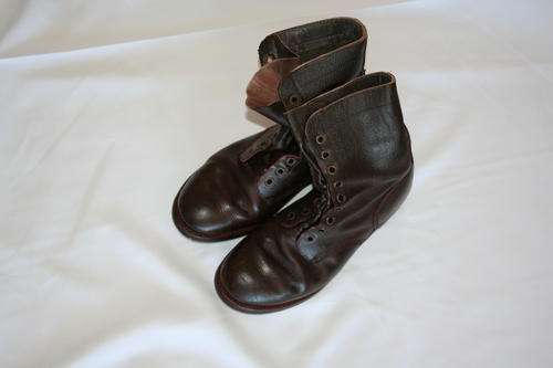 SADF -- BROWN LEATHER BOOTS- SIZE 10 -- AS USED IN BUSH WAR