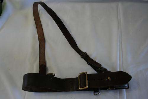 SADF SAM BROWNE BELT , LEATHER