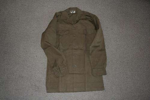 SADF NUTRIA BROWN SHIRT--SIZE:MEDIUM -- AS USED IN BUSH WAR