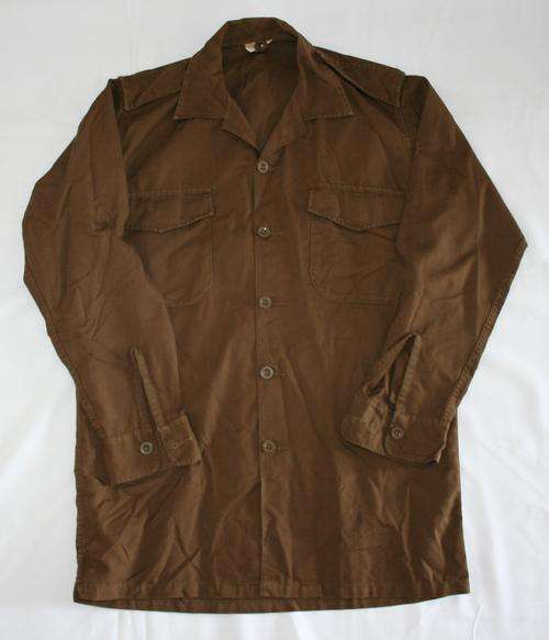 SADF NUTRIA BROWN SHIRT--SIZE:MEDIUM -- AS USED IN BUSH WAR