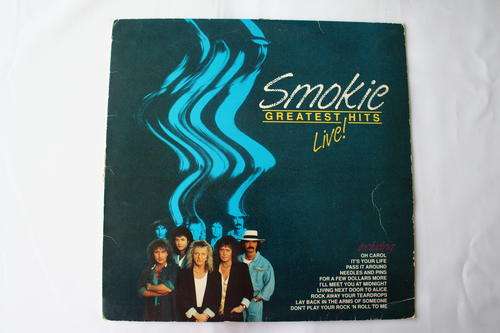 SMOKIE --- GREATEST HITS LIVE ! -- VINYL LP RECORD