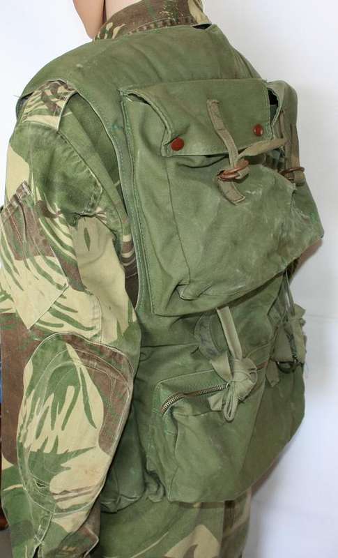 RHODESIAN ARMY OFFICERS VEST WEBBING -- RHODESIAN BUSH WAR