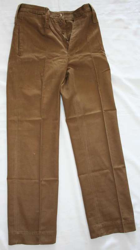 SADF-- AIRFORCE NUTRIA BROWN TROUSERS--TROUSERS SIZE: 71-79