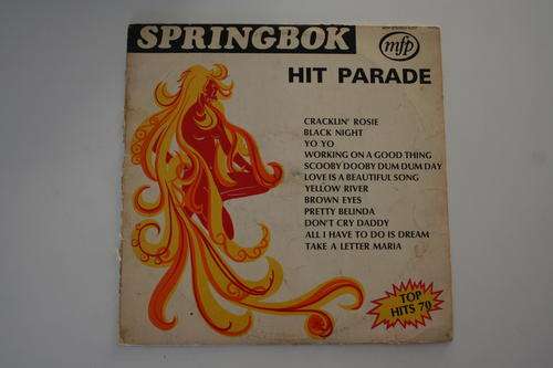 SPRINGBOK HIT PARADE VOL: 1 !! -- VINYL LP RECORD