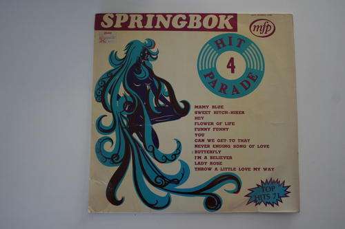 SPRINGBOK HIT PARADE VOL: 4 -- VINYL LP RECORD
