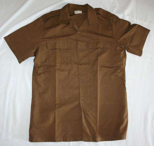 SADF NUTRIA BROWN SHIRT--SIZE : EXTRA LARGE -- AS USED IN BUSH WAR