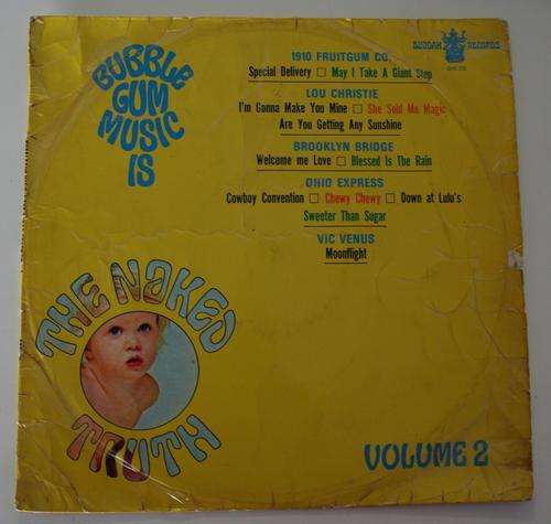 BUBBLE GUM MUSIC --VOLUME 2  -- VINYL LP RECORD