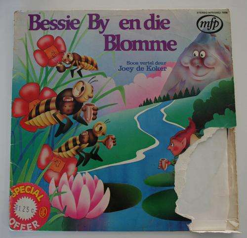 BESSIE BY EN DIE BLOMME -- JOEY DE KOKER -- VINTAGE AFRIKAANS KIDDIES VINYL LP RECORD