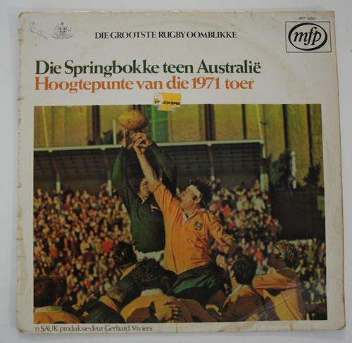 SPRINGBOKKE TEEN AUSTRALIE -- HOOGTEPUNTE 1971 TOER --- VINYL LP RECORD