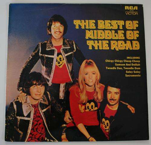 MIDDLE OF THE ROAD --THE BEST OF .... -- VINYL LP RECORD
