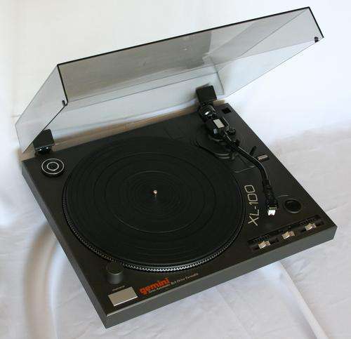 GEMINI XL-100 SEMI- AUTOMATIC TURNTABLE, RECORD PLAYER,PHONOGRAPH-- A1 CONDITION