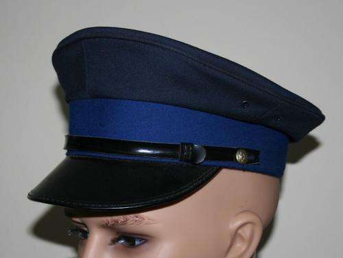 OLD SOUTH AFRICAN POLICE PEAK CAP -- 55cm SIZE -- VERY GOOD CONDITION