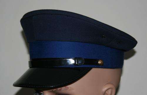 OLD SOUTH AFRICAN POLICE PEAK CAP -- 56cm SIZE -- VERY GOOD CONDITION