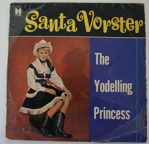 SANTA VORSTER -- THE YODELLING PRINCESS -- VINYL LP RECORD