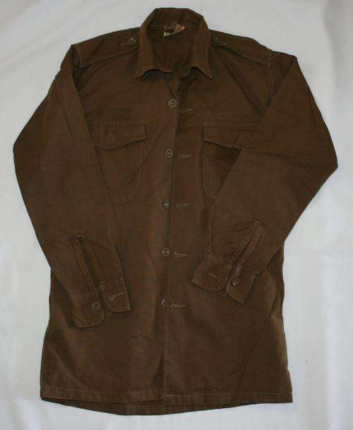 SADF NUTRIA BROWN SHIRT--SIZE: SMALL -- AS USED IN BUSH WAR