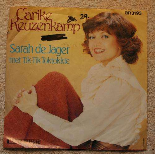 CARIKE KEUZENKAMP -- SARAH DE JAGER -- 45 RPM 7 inch Single vinyl record