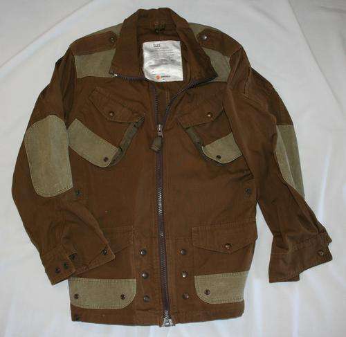 SADF NUTRIA BROWN PARACHUTE JUMP SMOCK -- SIZE LARGE