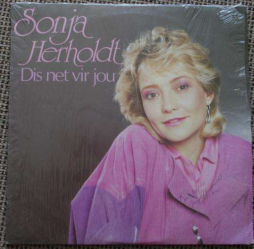 SONJA HERHOLDT -- DIS NET VIR JOU -- SIGNED-- AFRIKAANS VINYL LP RECORD