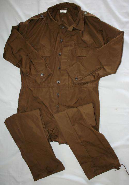 SADF NUTRIA BROWN OVERALL -- SIZE: 117RR -- BUSH WAR ERA