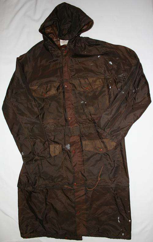 SADF NUTRIA BROWN RAINCOAT--SIZE:LARGE -- AS USED IN BUSH WAR