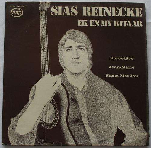 SIAS REINECKE -- EK EN MY KITAAR -- SIGNED-- VINTAGE AFRIKAANS VINYL LP RECORD