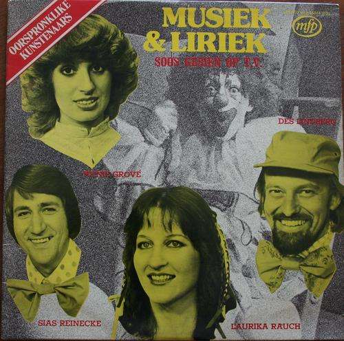 MUSIEK EN LIRIEK -- VERSKEIE -- VINYL LP RECORD