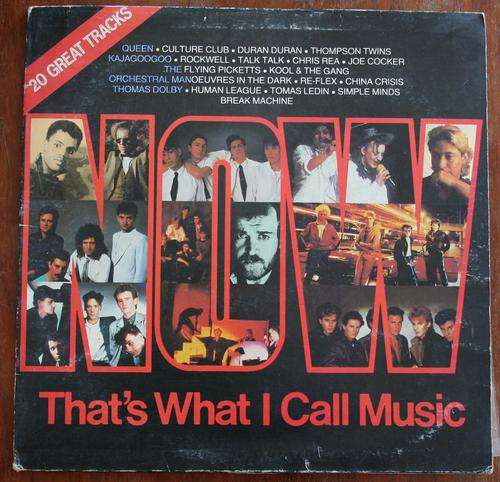 NOW THATS WHAT I CALL MUSIC VOL : 1 --- VINYL LP RECORD
