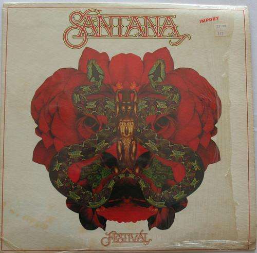 SANTANA -- FESTIVAL -- VINYL LP RECORD