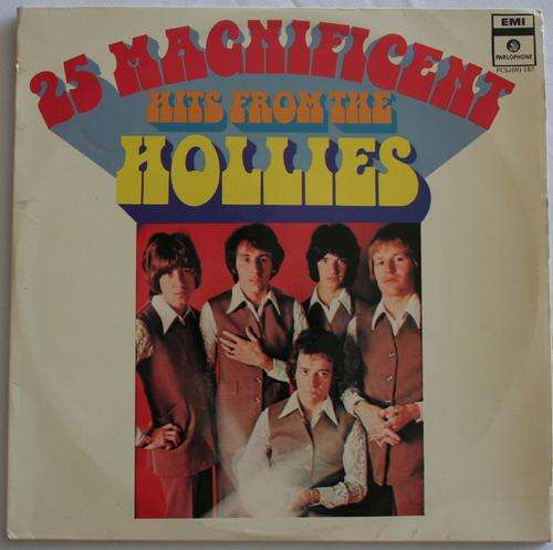 THE HOLLIES -- 25 MAGNIFICENT HITS -- DOUBLE VINYL LP RECORD