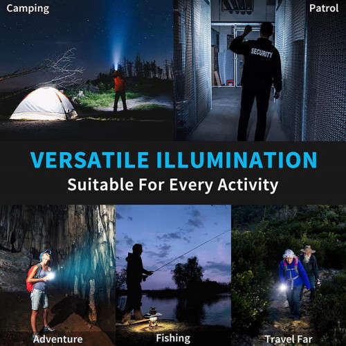 LED Compact Flashlight For Camping Mountain Patrol For Tactical Lights And Lumens