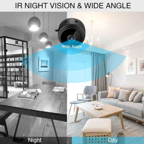 1080P Portable Mini Wireless Hidden WiFi Camera with Sensori Night Vision