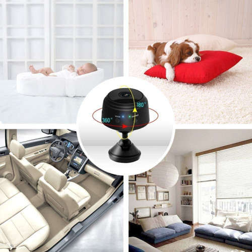 1080P Portable Mini Wireless Hidden WiFi Camera with Sensori Night Vision