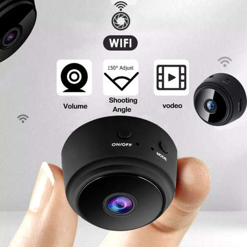 1080P Portable Mini Wireless Hidden WiFi Camera with Sensori Night Vision