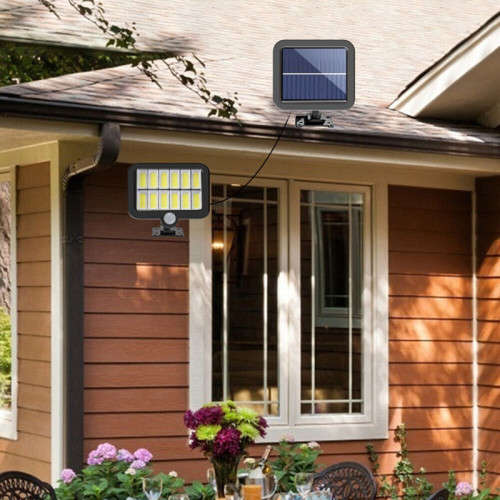 LED Solar Waterproof PIR Motion Sensor Wall Light for Outdoor Garden