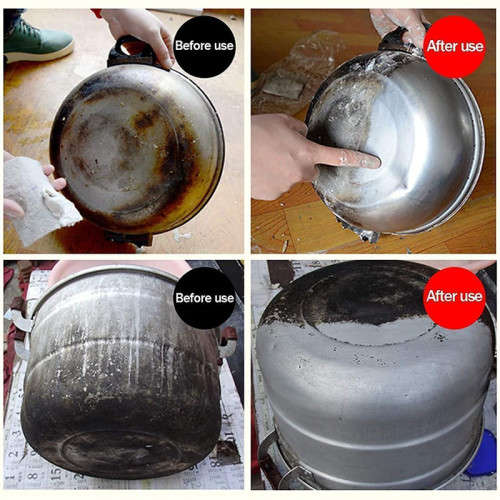 Home Multipurpose Oven and Cookware Cleaner Removes Stainless Steel Stains