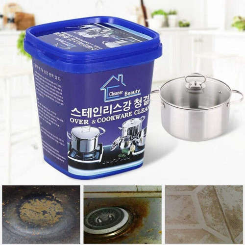 Home Multipurpose Oven and Cookware Cleaner Removes Stainless Steel Stains
